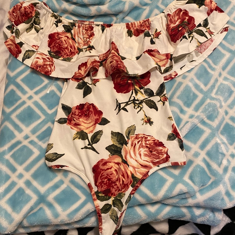 floral one piece